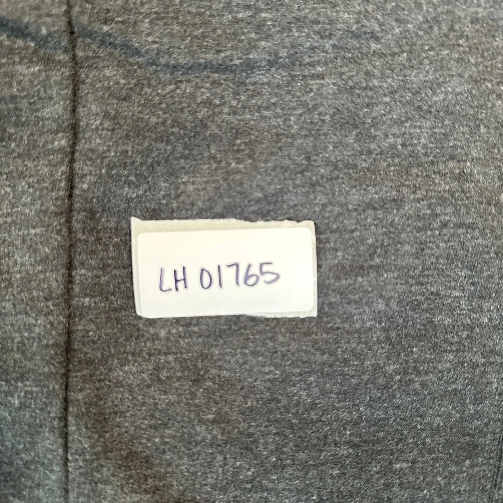 Converse Women One Star Asymmetrical Jacket L Charcoal Grey Cotton Blend Moto